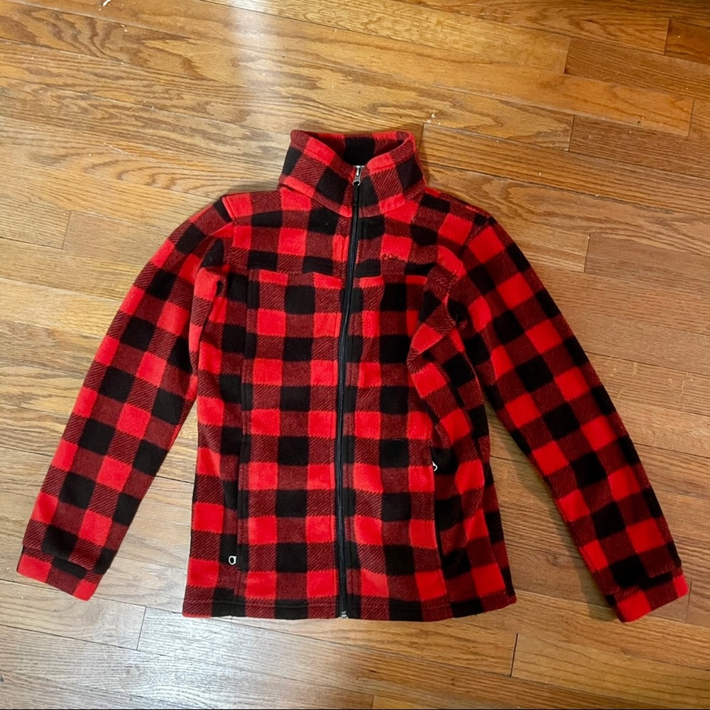 Columbia Plaid Zip Up Jacket Unisex Girl Boy
